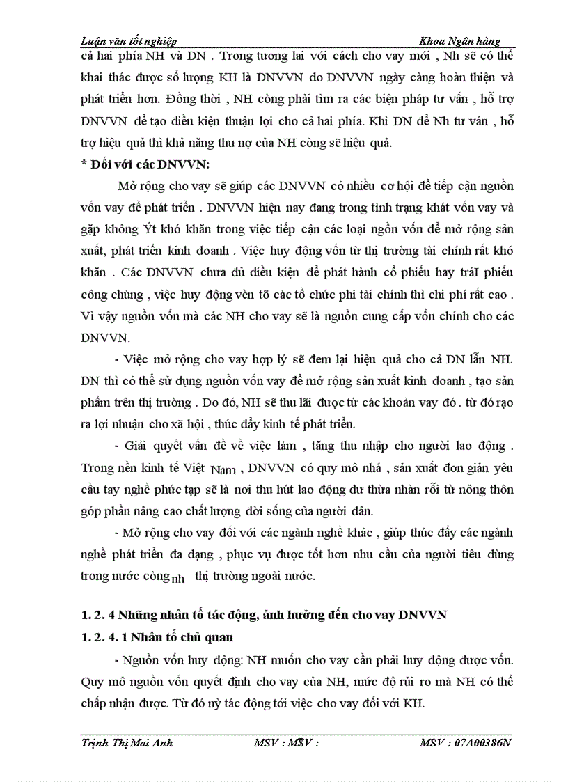 image for page Giải pháp mở rộng cho vay doanh nghiệp vừa và nhỏ tại NHTMCP Quân Đội- Chi nhánh Thanh Xuân – Hà Nội