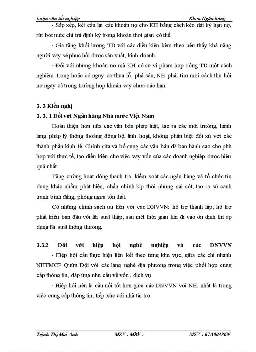 image for page Giải pháp mở rộng cho vay doanh nghiệp vừa và nhỏ tại NHTMCP Quân Đội- Chi nhánh Thanh Xuân – Hà Nội