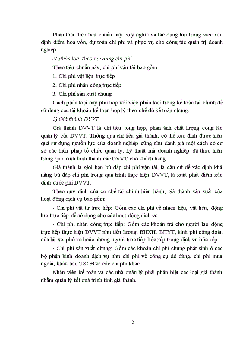image for page Các giải pháp nhằm hoàn thiện công tác kế toán chi phí và tính giá thành trong các doanh nghiệp vận tải ô tô