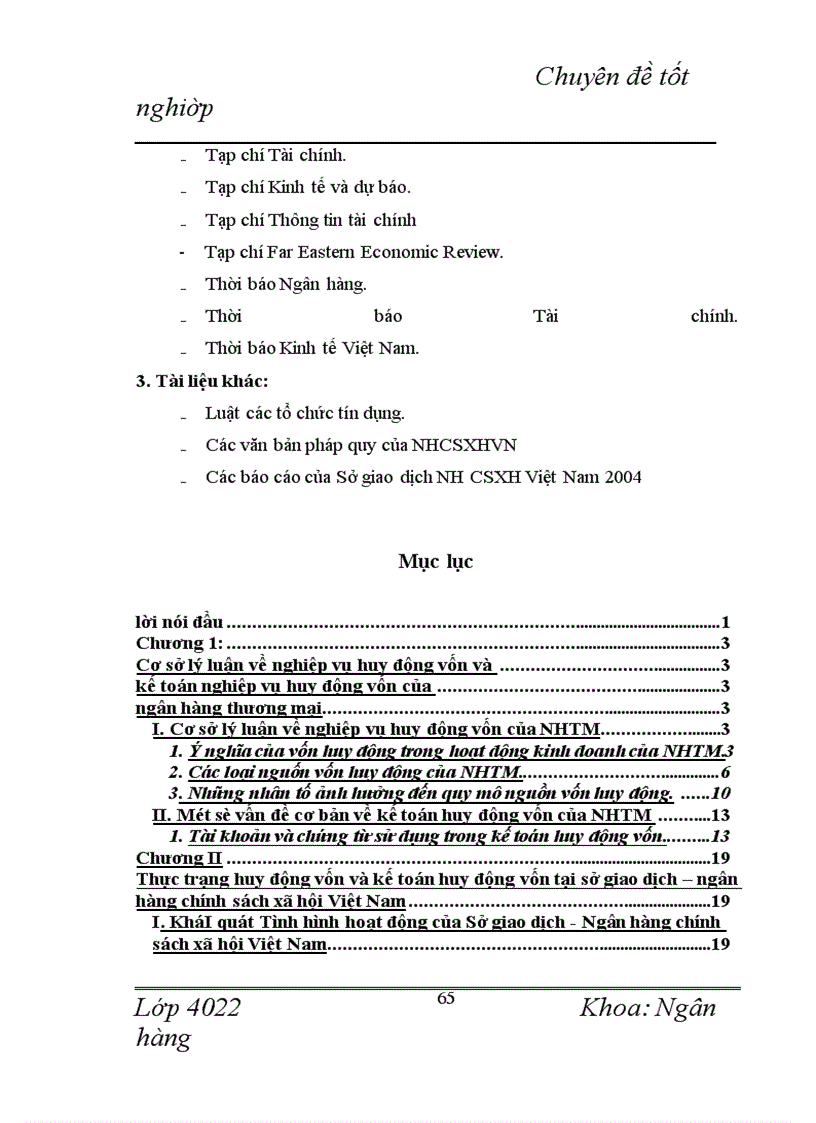 image for page Giải pháp nâng cao hiệu quả công tác huy động vốn và kế toán nghiệp vụ huy động vốn tại Sở giao dịch Ngân hàng Chính sách xã hội Việt Nam.