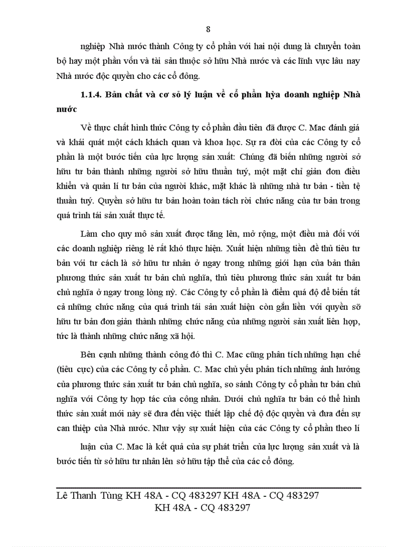 image for page Giải pháp thúc đẩy quá trình cổ phần hóa của Tổng công ty Khoáng sản TKV