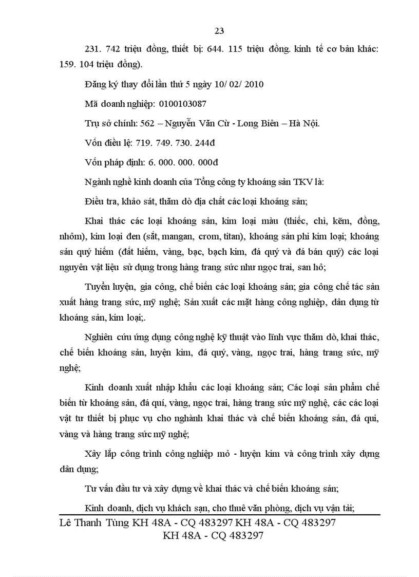 image for page Giải pháp thúc đẩy quá trình cổ phần hóa của Tổng công ty Khoáng sản TKV