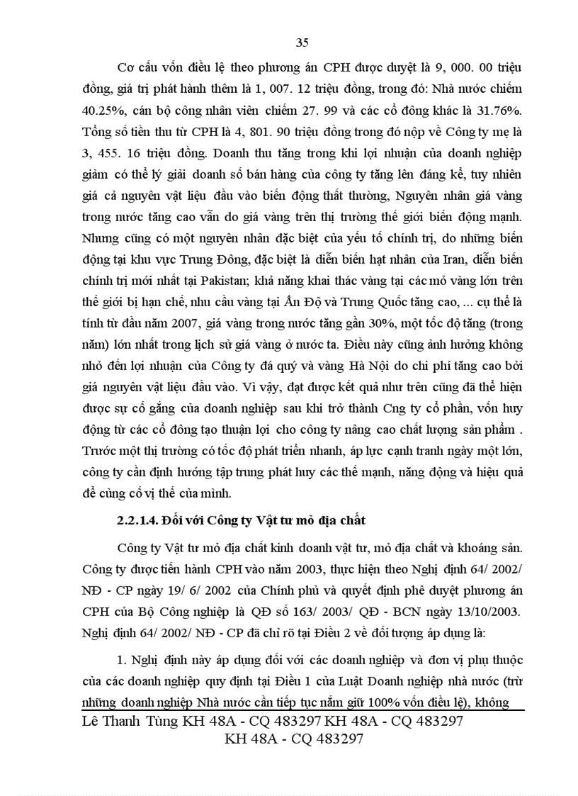 image for page Giải pháp thúc đẩy quá trình cổ phần hóa của Tổng công ty Khoáng sản TKV