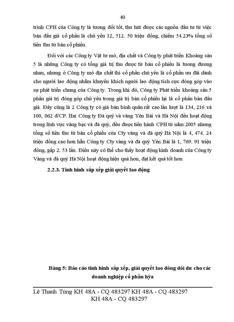 image for page Giải pháp thúc đẩy quá trình cổ phần hóa của Tổng công ty Khoáng sản TKV