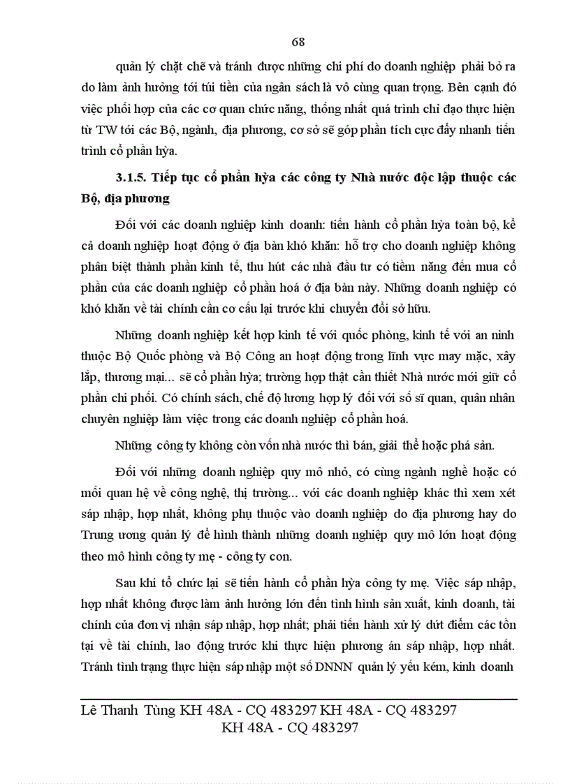 image for page Giải pháp thúc đẩy quá trình cổ phần hóa của Tổng công ty Khoáng sản TKV