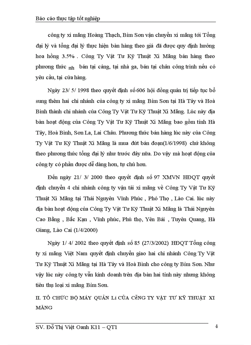 image for page Những giải pháp nỗ lực nhằm nâng cao hiệu quả hoạt động tiêu thụ xi măng tại công ty vật tư kỹ thuật xi măng – Bộ xây dựng