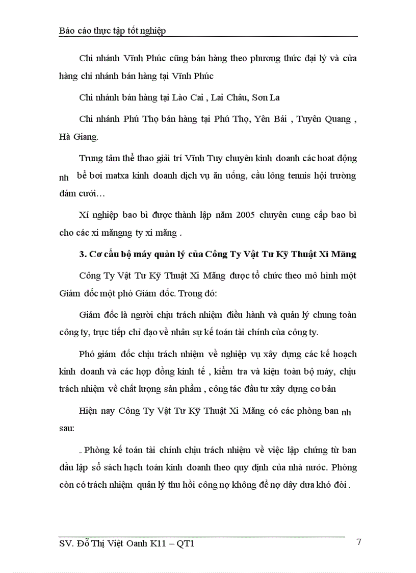 image for page Những giải pháp nỗ lực nhằm nâng cao hiệu quả hoạt động tiêu thụ xi măng tại công ty vật tư kỹ thuật xi măng – Bộ xây dựng