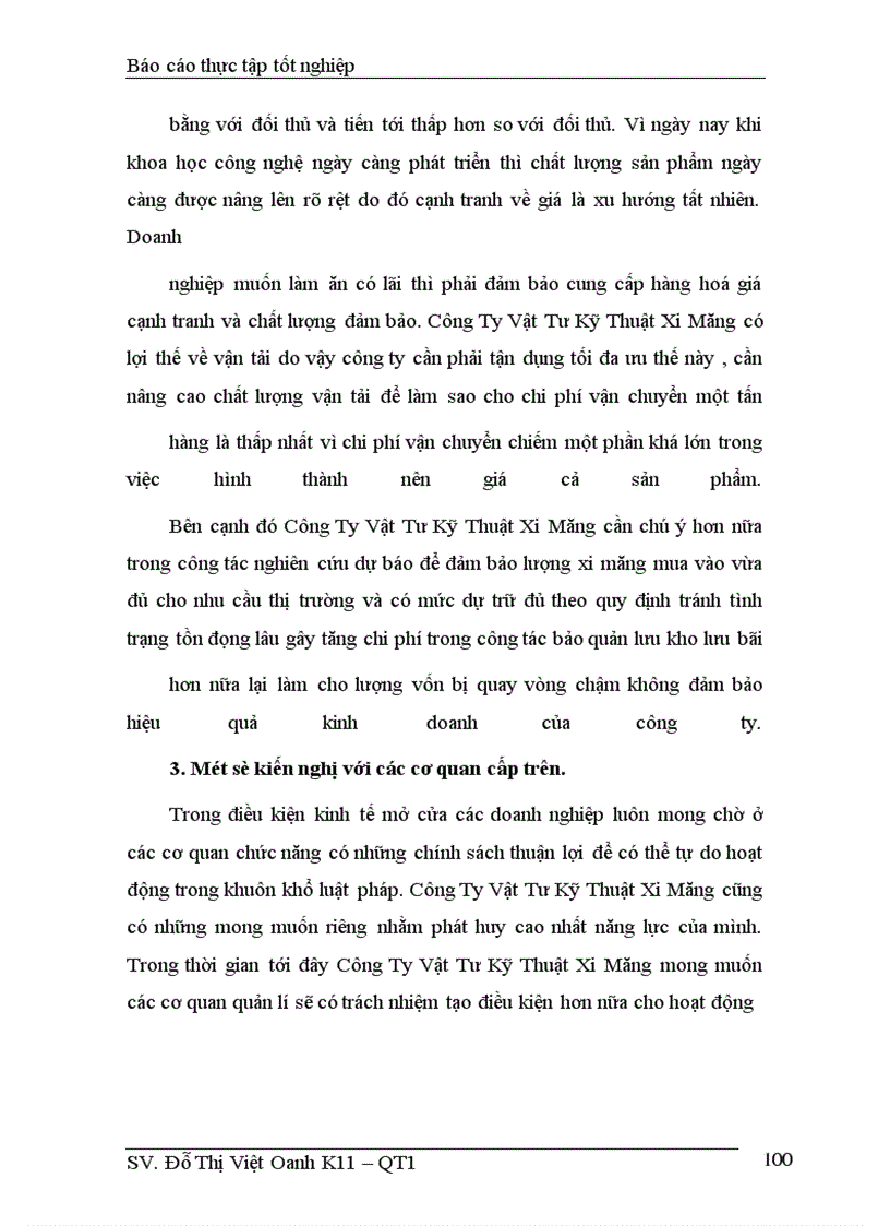 image for page Những giải pháp nỗ lực nhằm nâng cao hiệu quả hoạt động tiêu thụ xi măng tại công ty vật tư kỹ thuật xi măng – Bộ xây dựng