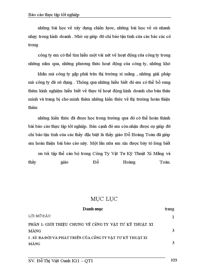 image for page Những giải pháp nỗ lực nhằm nâng cao hiệu quả hoạt động tiêu thụ xi măng tại công ty vật tư kỹ thuật xi măng – Bộ xây dựng