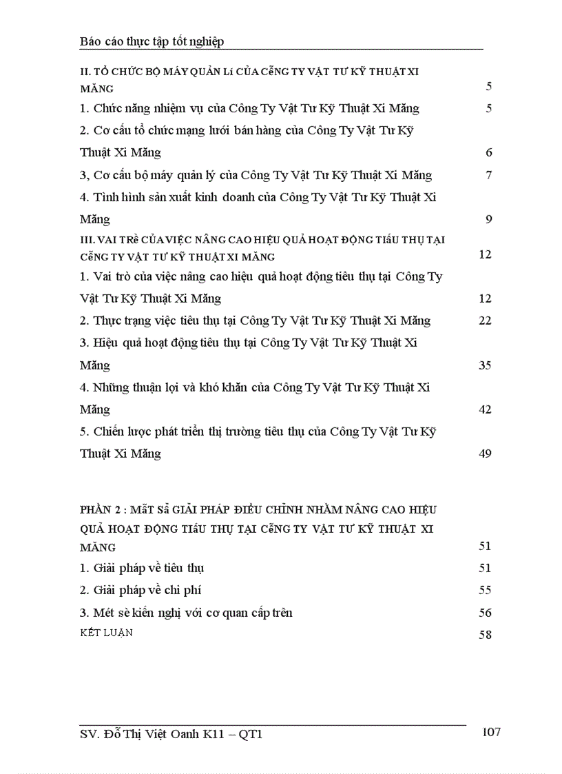 image for page Những giải pháp nỗ lực nhằm nâng cao hiệu quả hoạt động tiêu thụ xi măng tại công ty vật tư kỹ thuật xi măng – Bộ xây dựng