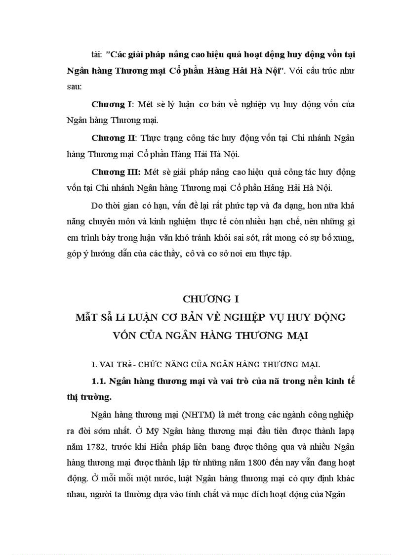 image for page Các giải pháp nâng cao hiệu quả hoạt động huy động vốn tại Ngân hàng Thương mại Cổ phần Hàng Hải Hà Nội