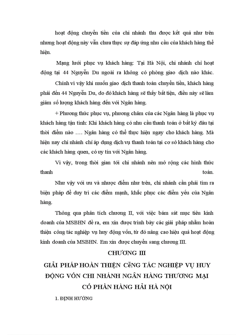 image for page Các giải pháp nâng cao hiệu quả hoạt động huy động vốn tại Ngân hàng Thương mại Cổ phần Hàng Hải Hà Nội