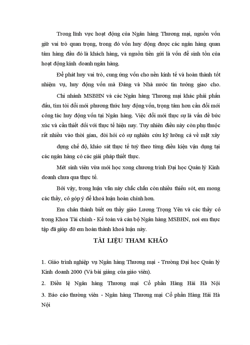 image for page Các giải pháp nâng cao hiệu quả hoạt động huy động vốn tại Ngân hàng Thương mại Cổ phần Hàng Hải Hà Nội