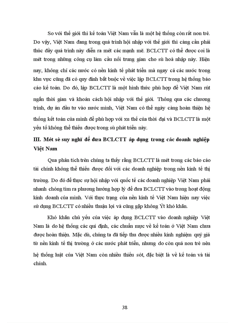 image for page Ýnghĩa của BCLCTT và sự cần thiết phải lập BCLCTT trong các doanh nghiệp Việt Nam