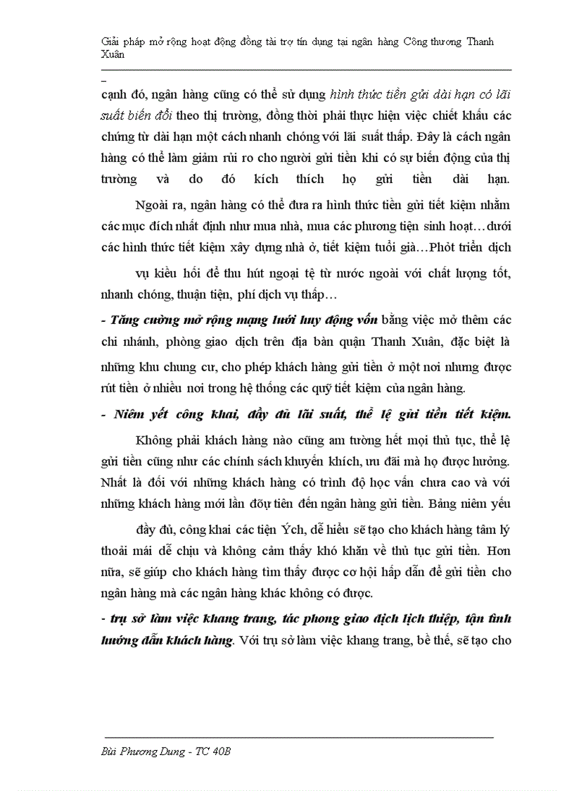 image for page Giải pháp mở rộng hoạt động đồng tài trợ tín dụng tại ngân hàng Công thương Thanh Xuân