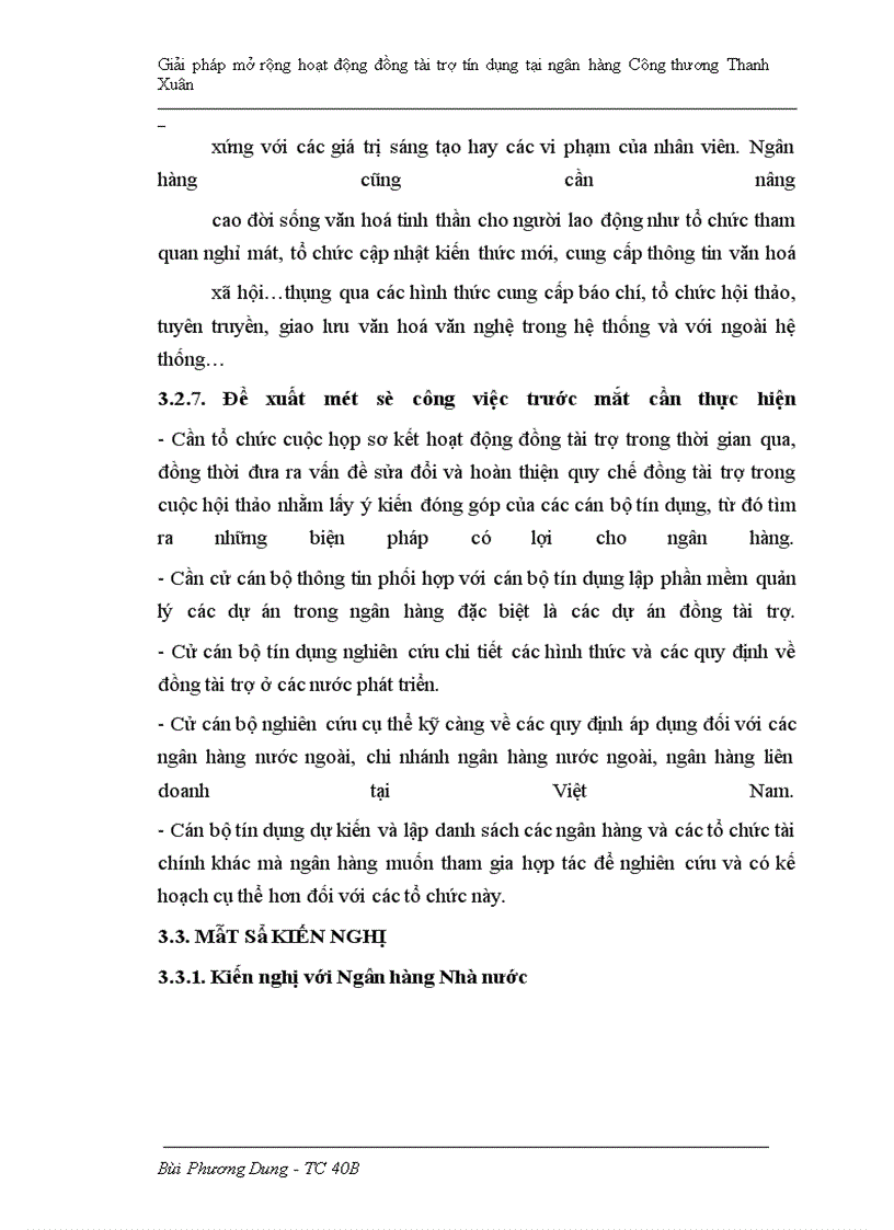 image for page Giải pháp mở rộng hoạt động đồng tài trợ tín dụng tại ngân hàng Công thương Thanh Xuân