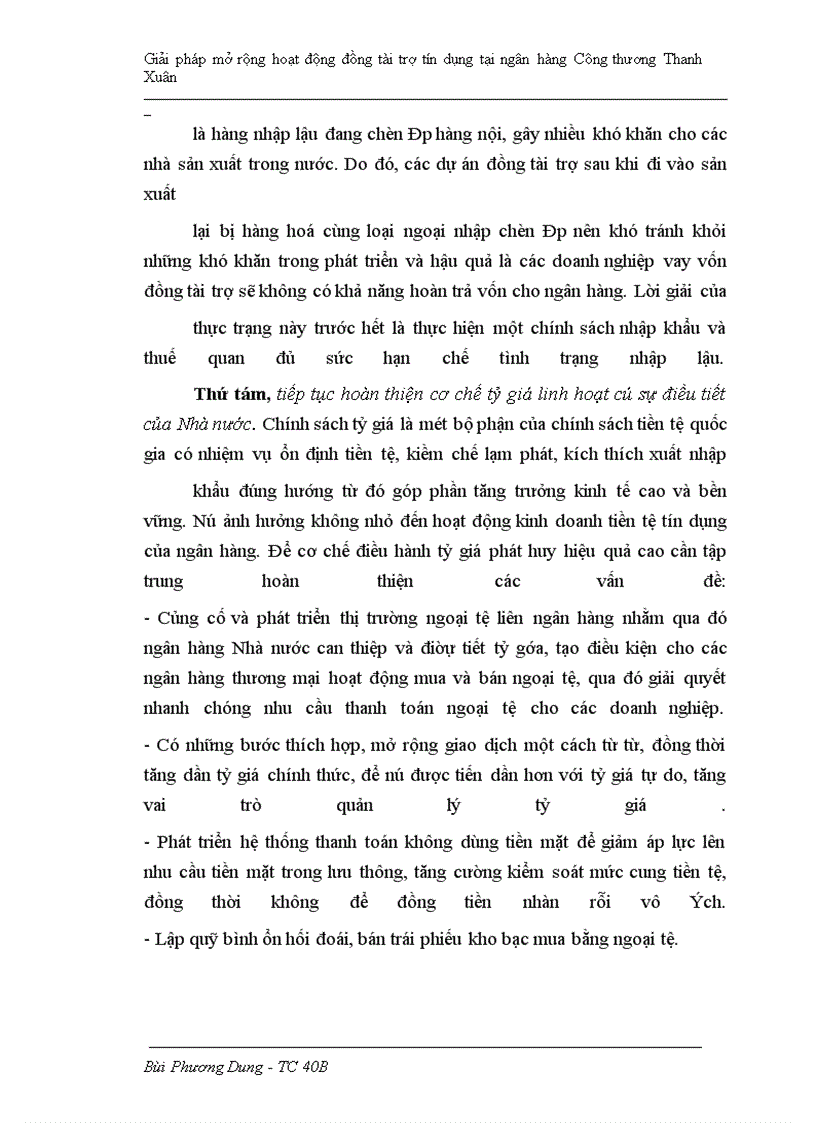 image for page Giải pháp mở rộng hoạt động đồng tài trợ tín dụng tại ngân hàng Công thương Thanh Xuân