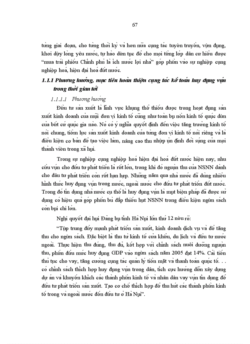 image for page Một số giải pháp và kiến nghị nhằm hoàn thiện công tác huy động vốn dưới hình thức trái phiếu Chính phủ ở Kho bạc nhà nước Hà Nội
