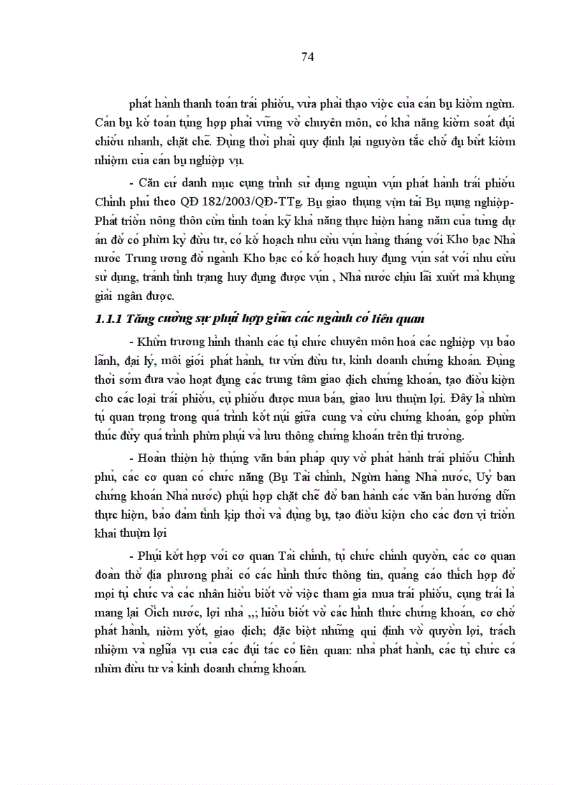 image for page Một số giải pháp và kiến nghị nhằm hoàn thiện công tác huy động vốn dưới hình thức trái phiếu Chính phủ ở Kho bạc nhà nước Hà Nội