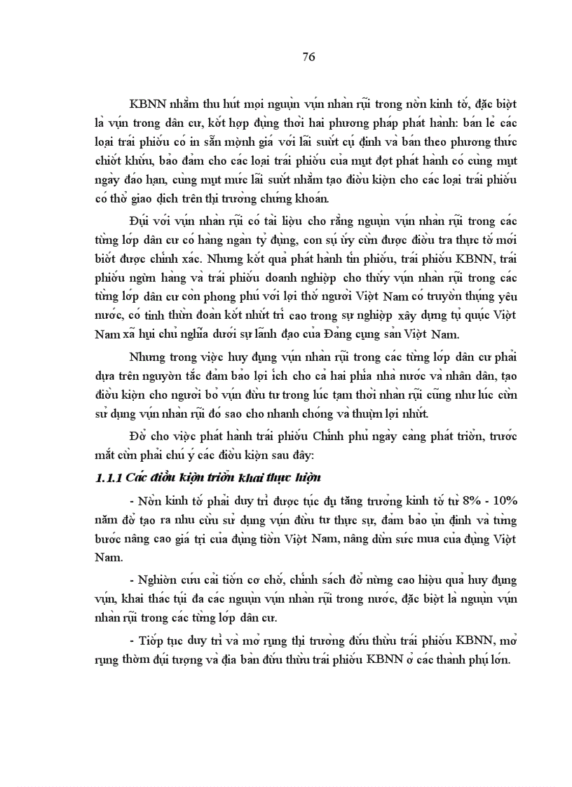 image for page Một số giải pháp và kiến nghị nhằm hoàn thiện công tác huy động vốn dưới hình thức trái phiếu Chính phủ ở Kho bạc nhà nước Hà Nội
