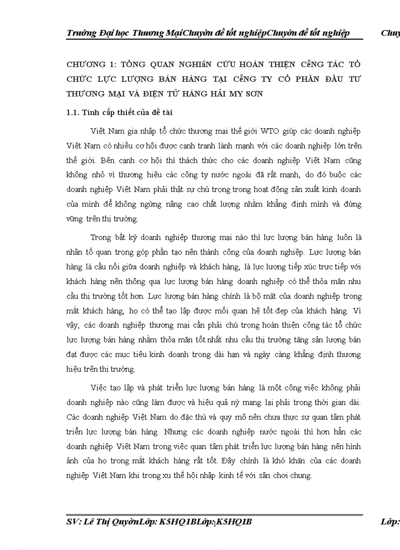 image for page Hoàn thiện công tác tổ chức lực lượng bán hàng tại Công ty CP đầu tư thương mại và điện tử hàng hải My Sơn