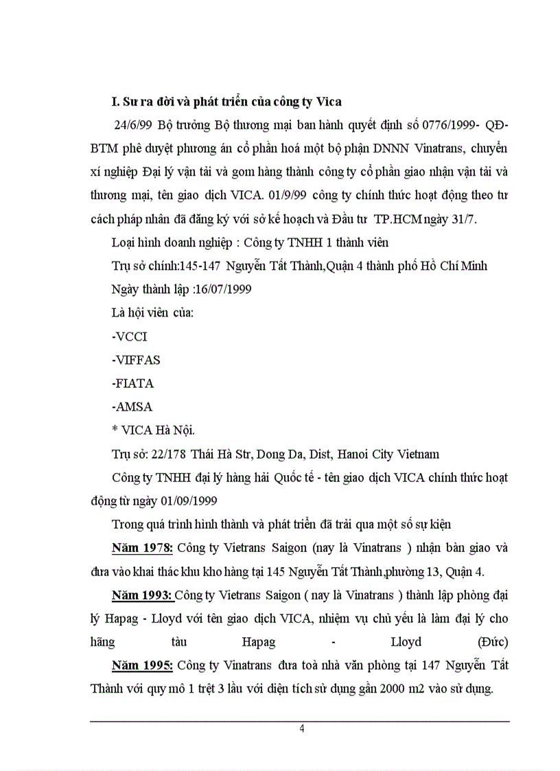 image for page Thực trạng hoạt động giao nhận vận tải hàng hóa bằng đường biển tại công ty hàng hải quốc tế VICA