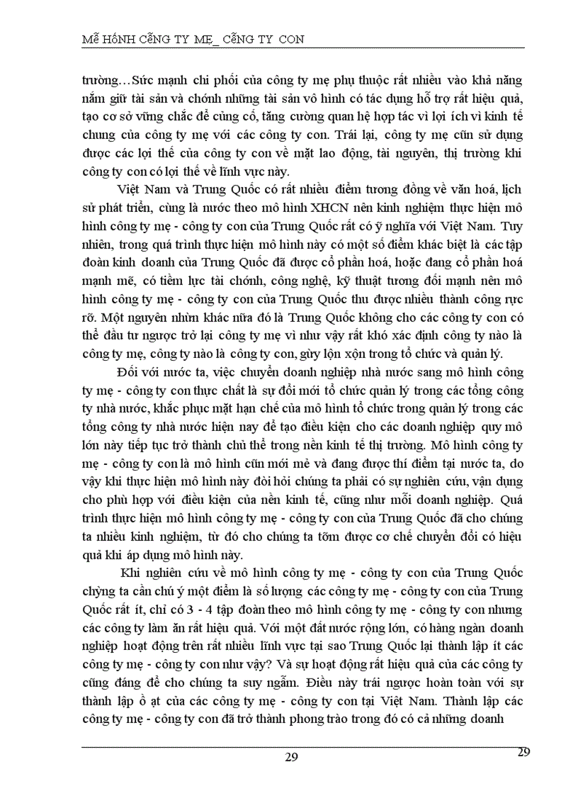 image for page Chuyển DNNN sang mô hình công ty mẹ-công ty con nhằm nâng cao hiệu quả hoạt động sản xuất kinh doanh của các doanh nghiệp nhà nước