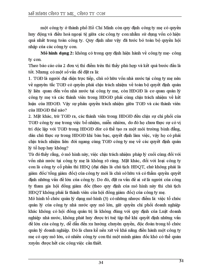 image for page Chuyển DNNN sang mô hình công ty mẹ-công ty con nhằm nâng cao hiệu quả hoạt động sản xuất kinh doanh của các doanh nghiệp nhà nước