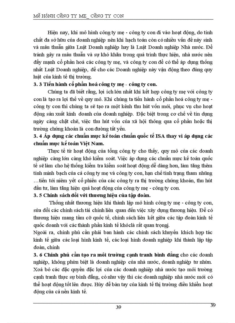 image for page Chuyển DNNN sang mô hình công ty mẹ-công ty con nhằm nâng cao hiệu quả hoạt động sản xuất kinh doanh của các doanh nghiệp nhà nước