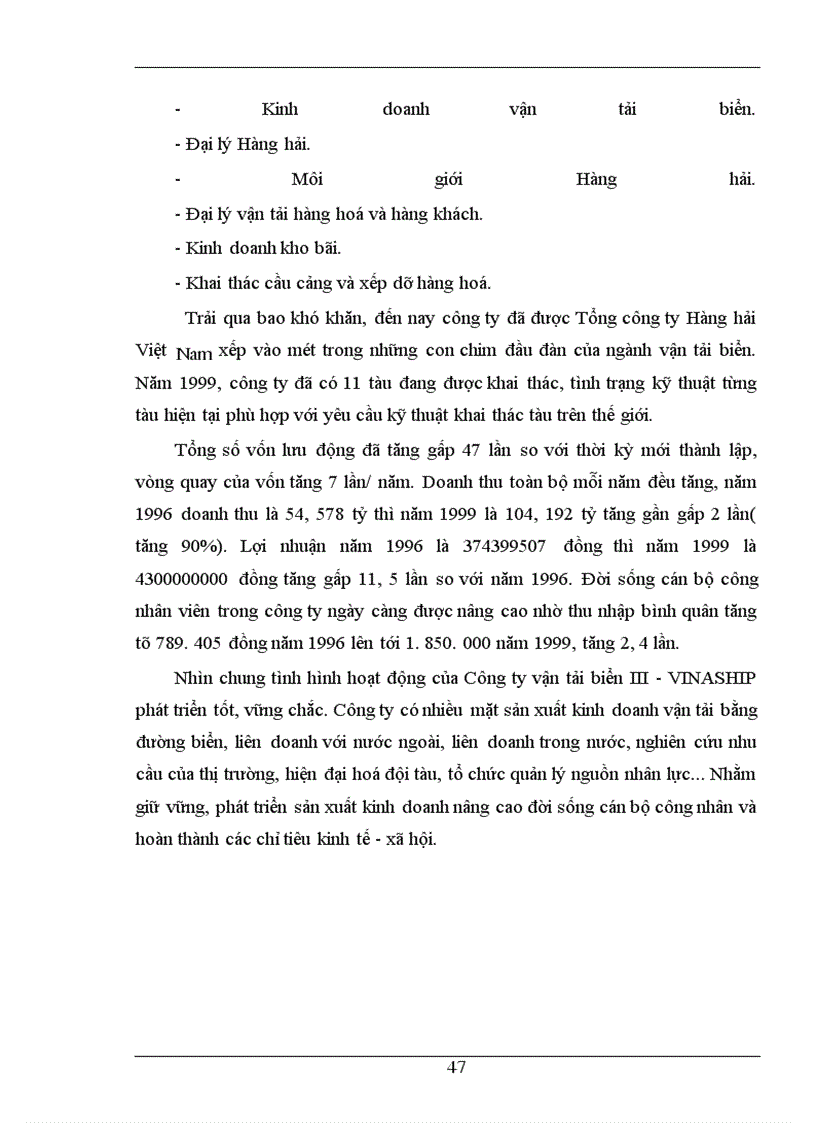 image for page Hoàn thiện công tác hoạch định chiến lược kinh doanh ở Công ty vận tải biển III-VINASHIP