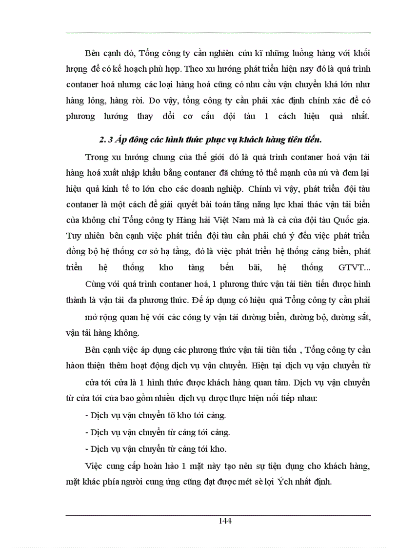 image for page Hoàn thiện công tác hoạch định chiến lược kinh doanh ở Công ty vận tải biển III-VINASHIP