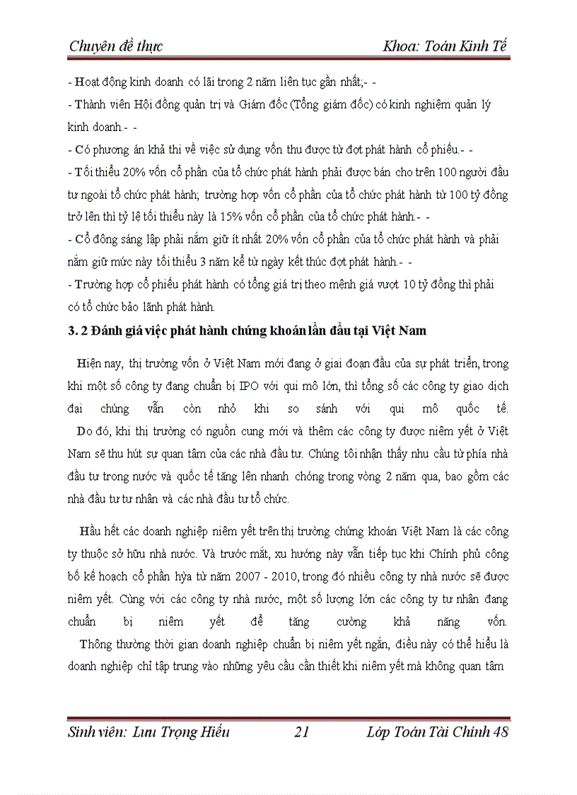 image for page Định giá công ty trên thị trường chứng khoán Việt Nam tại thời điểm phát hành thêm cổ phiếu. Áp dụng cho công ty cổ phần Vincom