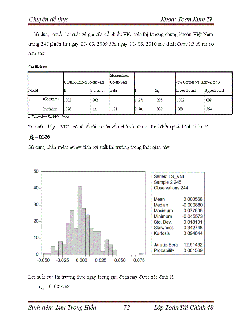 image for page Định giá công ty trên thị trường chứng khoán Việt Nam tại thời điểm phát hành thêm cổ phiếu. Áp dụng cho công ty cổ phần Vincom