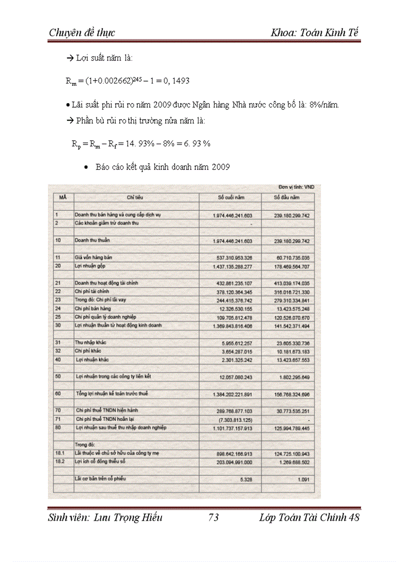 image for page Định giá công ty trên thị trường chứng khoán Việt Nam tại thời điểm phát hành thêm cổ phiếu. Áp dụng cho công ty cổ phần Vincom