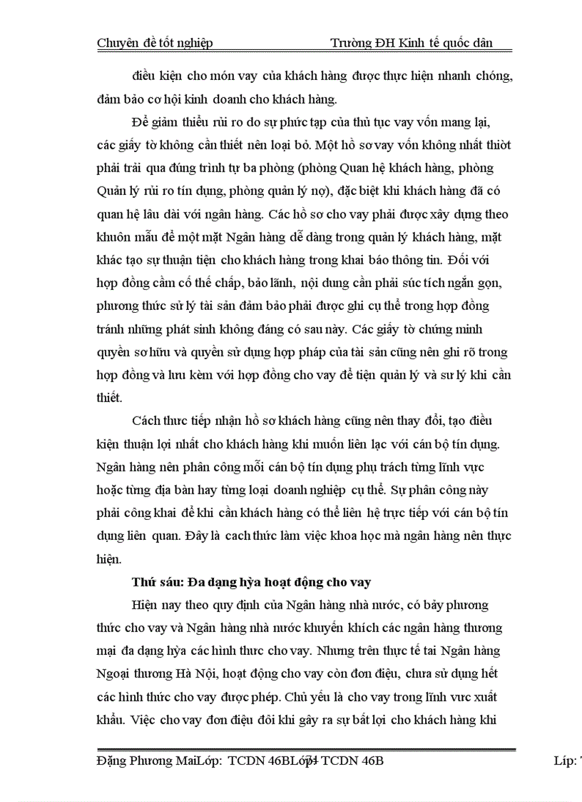 image for page Nâng cao chất lượng cho vay đối với các doanh nghiệp tại Ngân hàng Ngoại thương Hà Nội