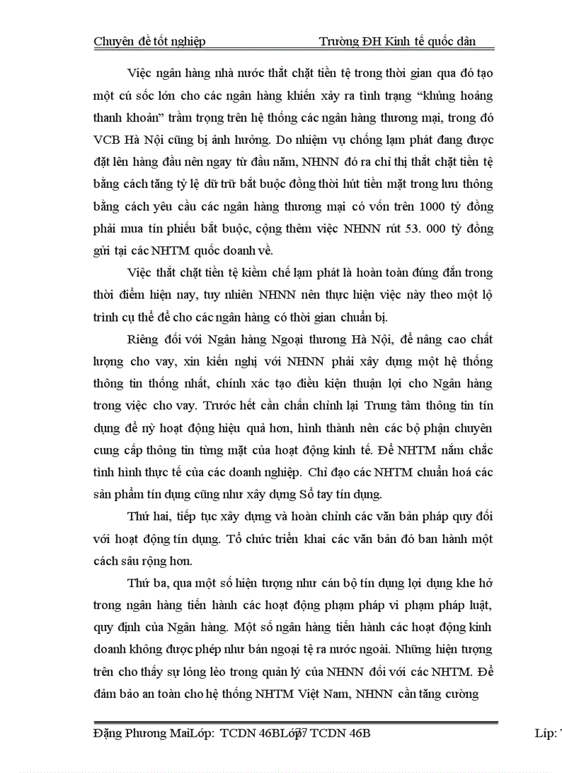 image for page Nâng cao chất lượng cho vay đối với các doanh nghiệp tại Ngân hàng Ngoại thương Hà Nội