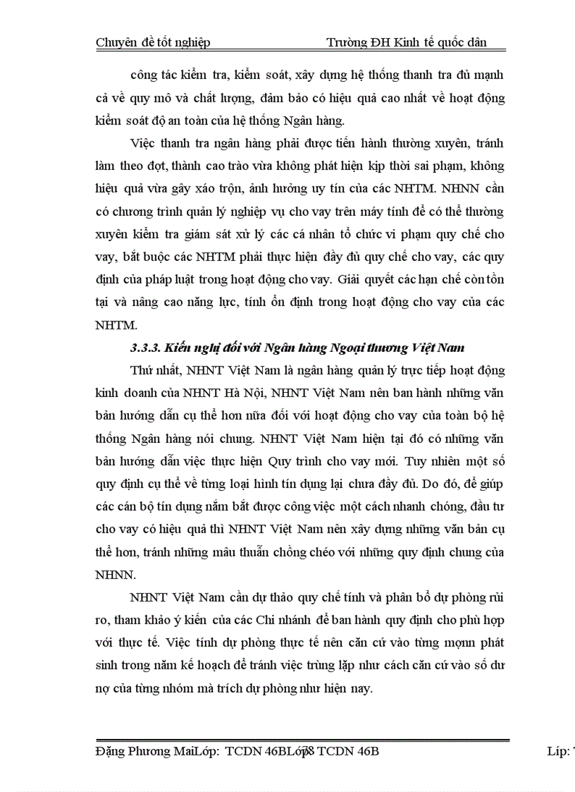 image for page Nâng cao chất lượng cho vay đối với các doanh nghiệp tại Ngân hàng Ngoại thương Hà Nội