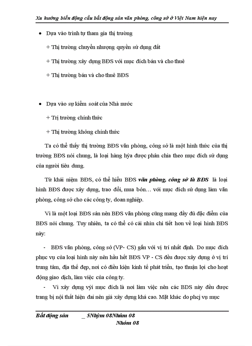 image for page Phân tích xu hướng biến động cầu bất động sản văn phòng, công sở ở Việt Nam hiện nay