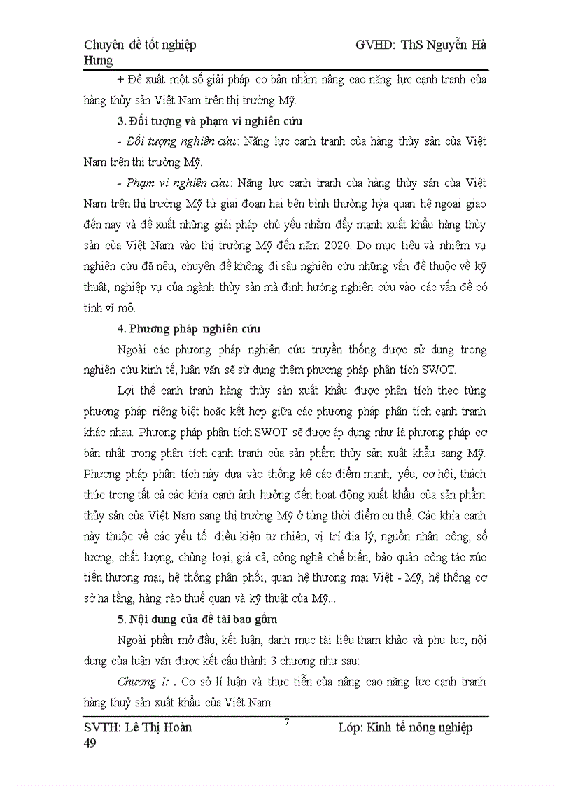 image for page Một số giải pháp nâng cao năng lực cạnh tranh hàng thuỷ sản xuất khẩu của Việt Nam trên thị trường Mỹ