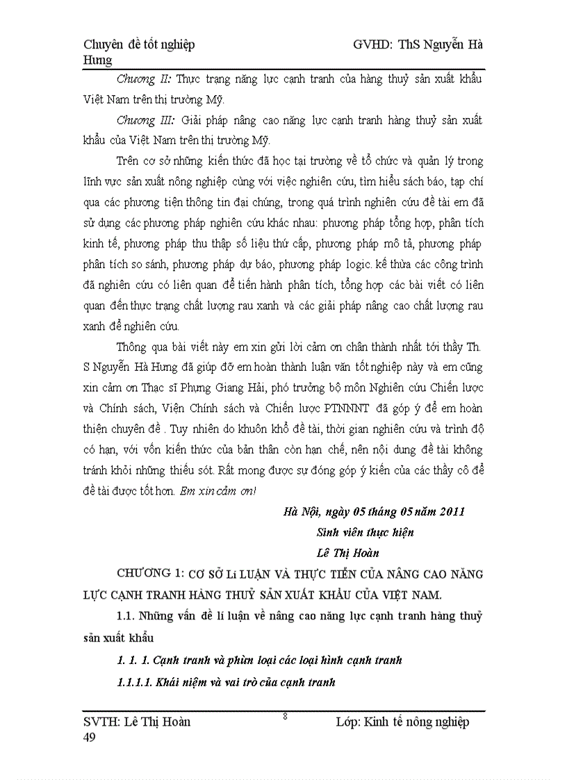 image for page Một số giải pháp nâng cao năng lực cạnh tranh hàng thuỷ sản xuất khẩu của Việt Nam trên thị trường Mỹ