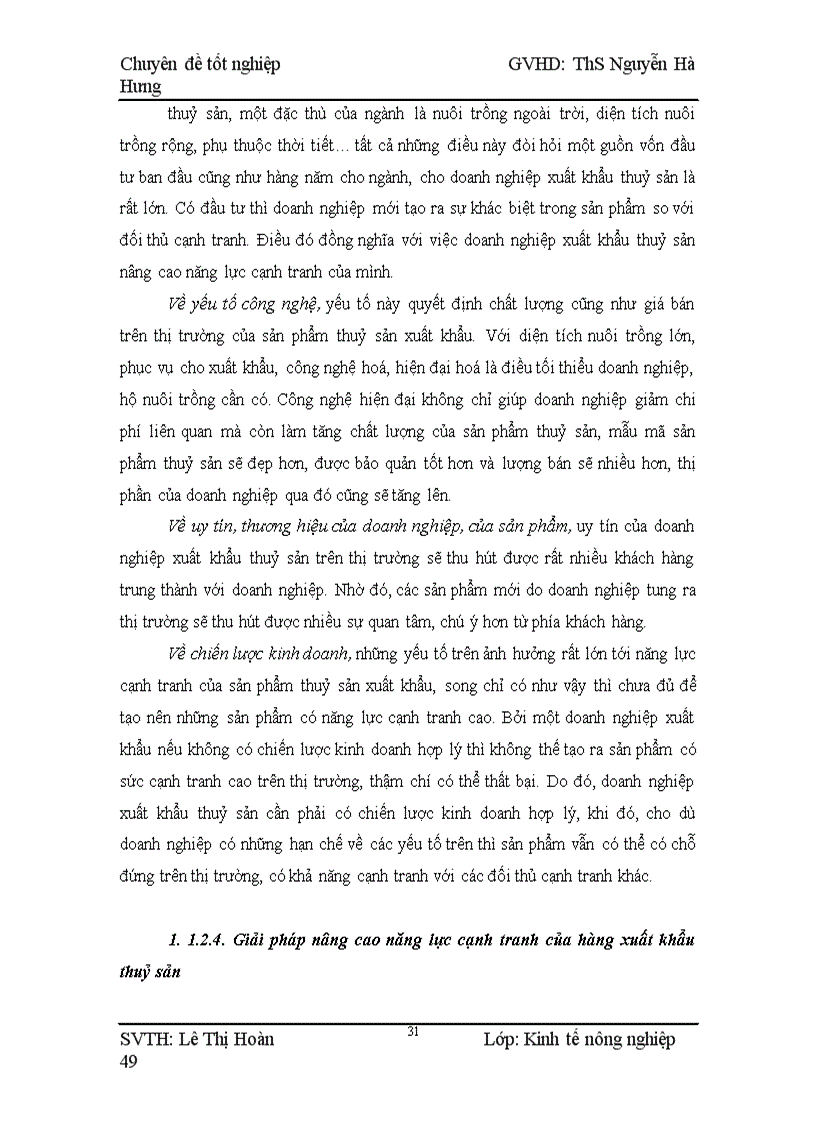 image for page Một số giải pháp nâng cao năng lực cạnh tranh hàng thuỷ sản xuất khẩu của Việt Nam trên thị trường Mỹ