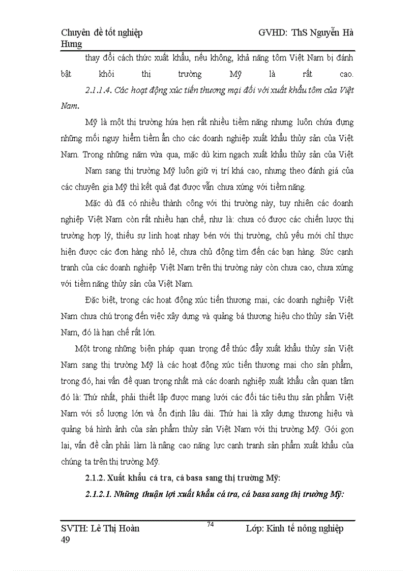 image for page Một số giải pháp nâng cao năng lực cạnh tranh hàng thuỷ sản xuất khẩu của Việt Nam trên thị trường Mỹ