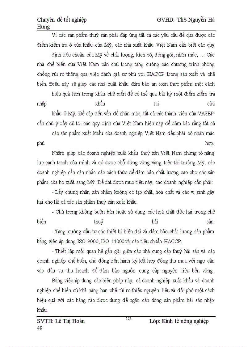 image for page Một số giải pháp nâng cao năng lực cạnh tranh hàng thuỷ sản xuất khẩu của Việt Nam trên thị trường Mỹ