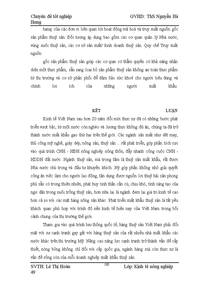 image for page Một số giải pháp nâng cao năng lực cạnh tranh hàng thuỷ sản xuất khẩu của Việt Nam trên thị trường Mỹ