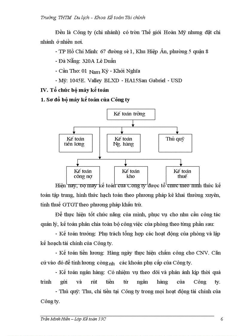 image for page Công tác kế toán nghiệp vụ bán hàng tại Công ty TNHH Thế giới hoàn mỹ.
