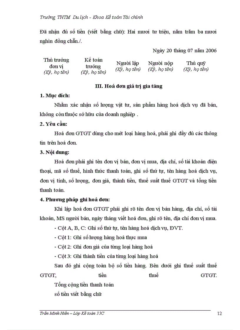 image for page Công tác kế toán nghiệp vụ bán hàng tại Công ty TNHH Thế giới hoàn mỹ.