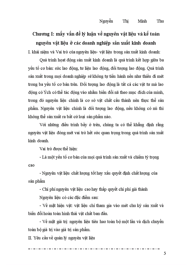 image for page Hoạch toán nguyên vật liệu ở công ty cổ phần Nam Định