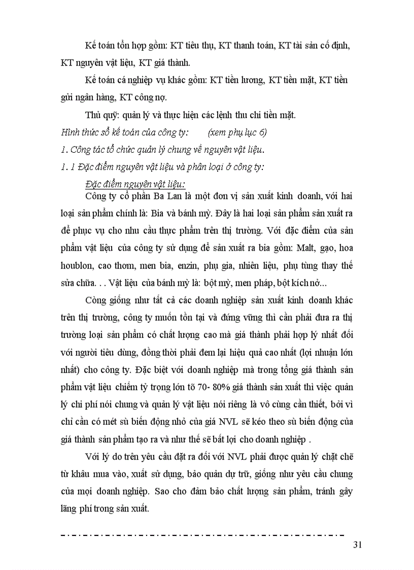 image for page Hoạch toán nguyên vật liệu ở công ty cổ phần Nam Định