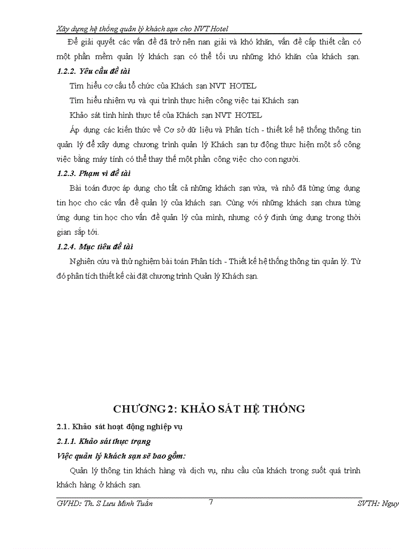 image for page Xây dựng hệ thống quản lý khách sạn cho NVT Hotel