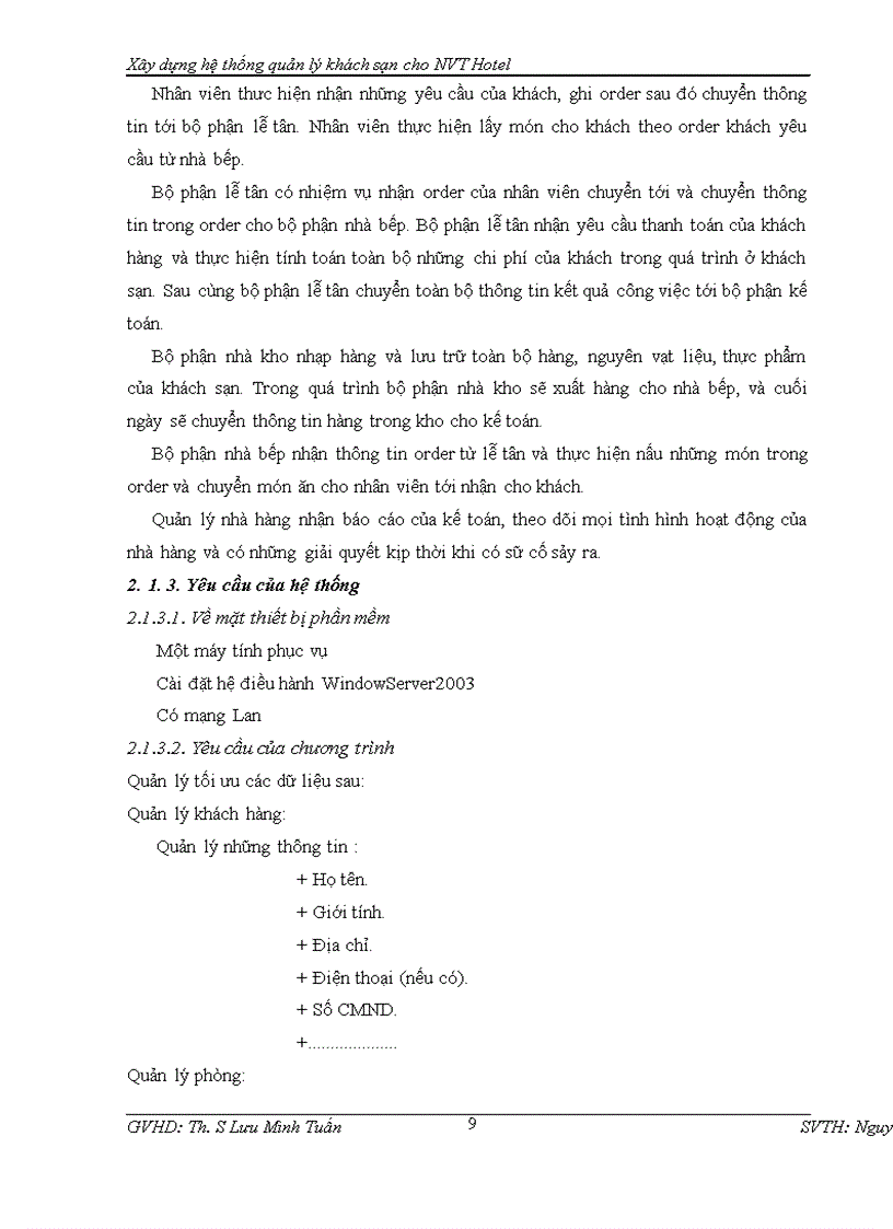 image for page Xây dựng hệ thống quản lý khách sạn cho NVT Hotel